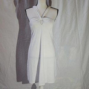 Athleta White Dress with Built in Bra (Small)
